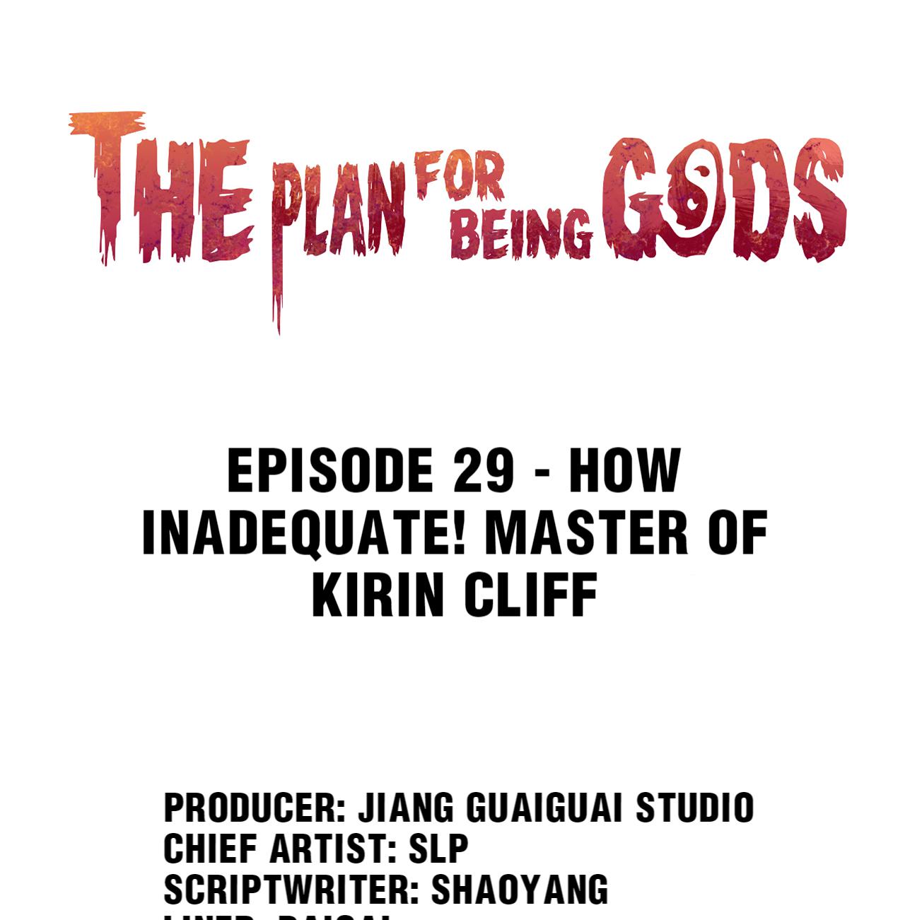 The Plan For Being Gods chapter 29 - page 1