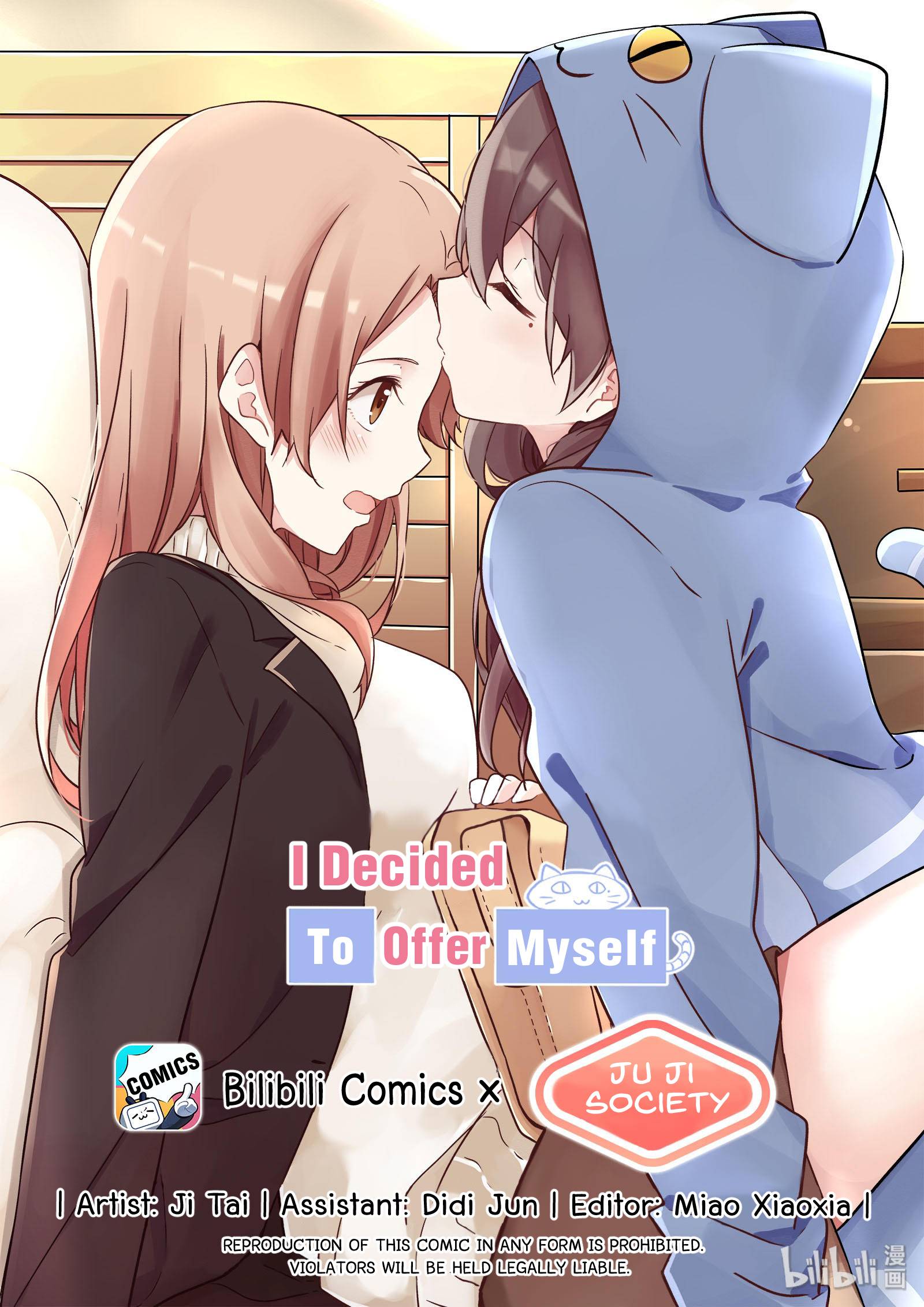 I Decided to Offer Myself to Motivate Senpai Chapter 34 - page 1