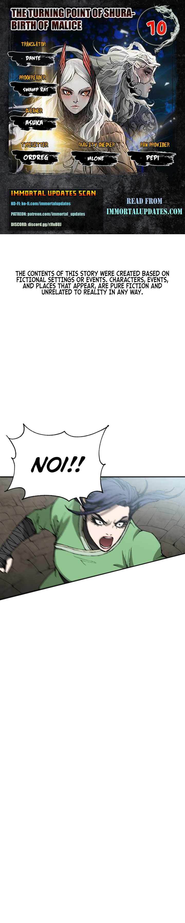 The Turning Point Of Shura- Birth Of Malice Chapter 10 - page 1