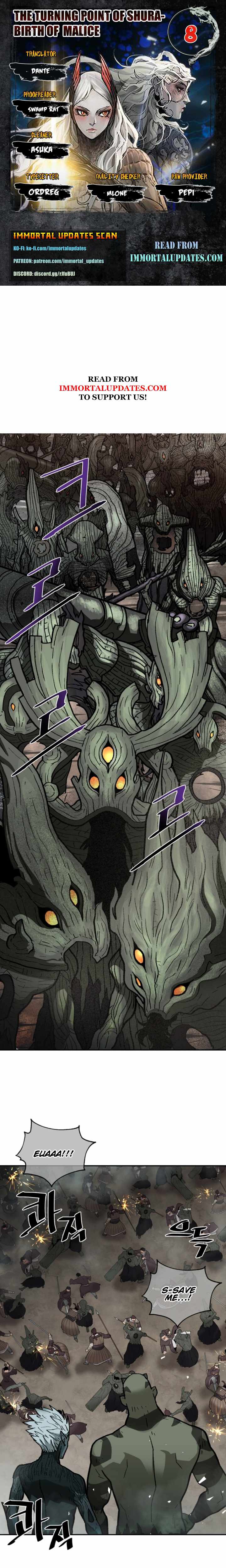 The Turning Point Of Shura- Birth Of Malice Chapter 8 - page 1