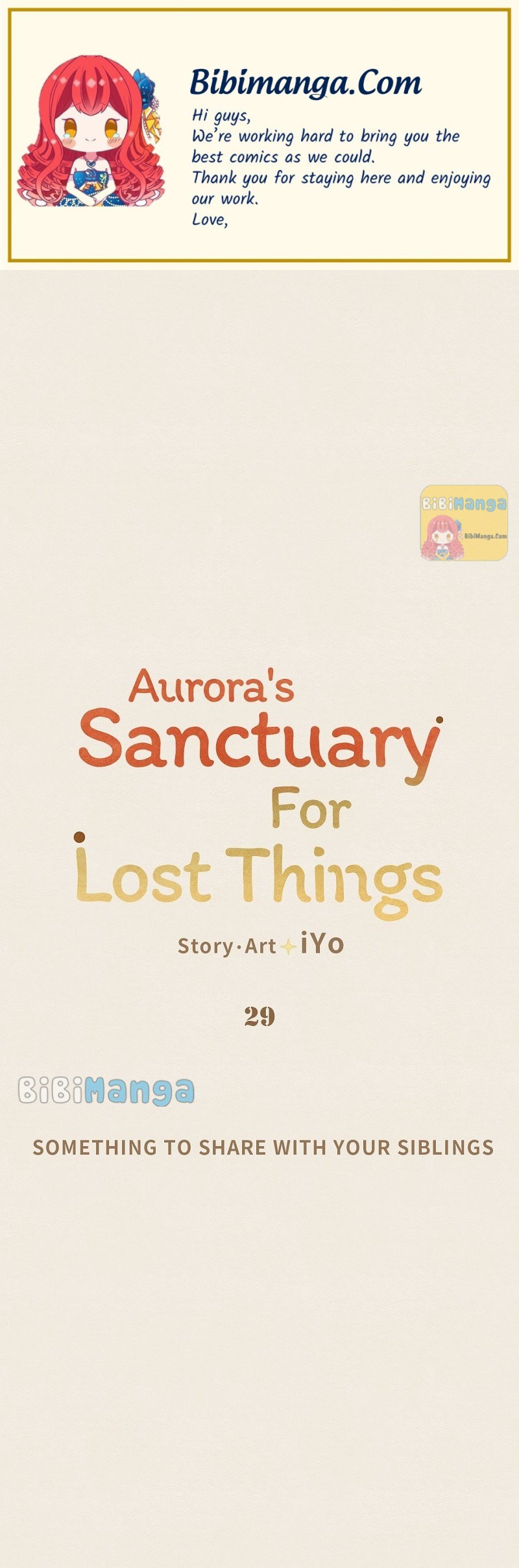 Aurora’s Sanctuary for Lost Things chapter 29 - page 1