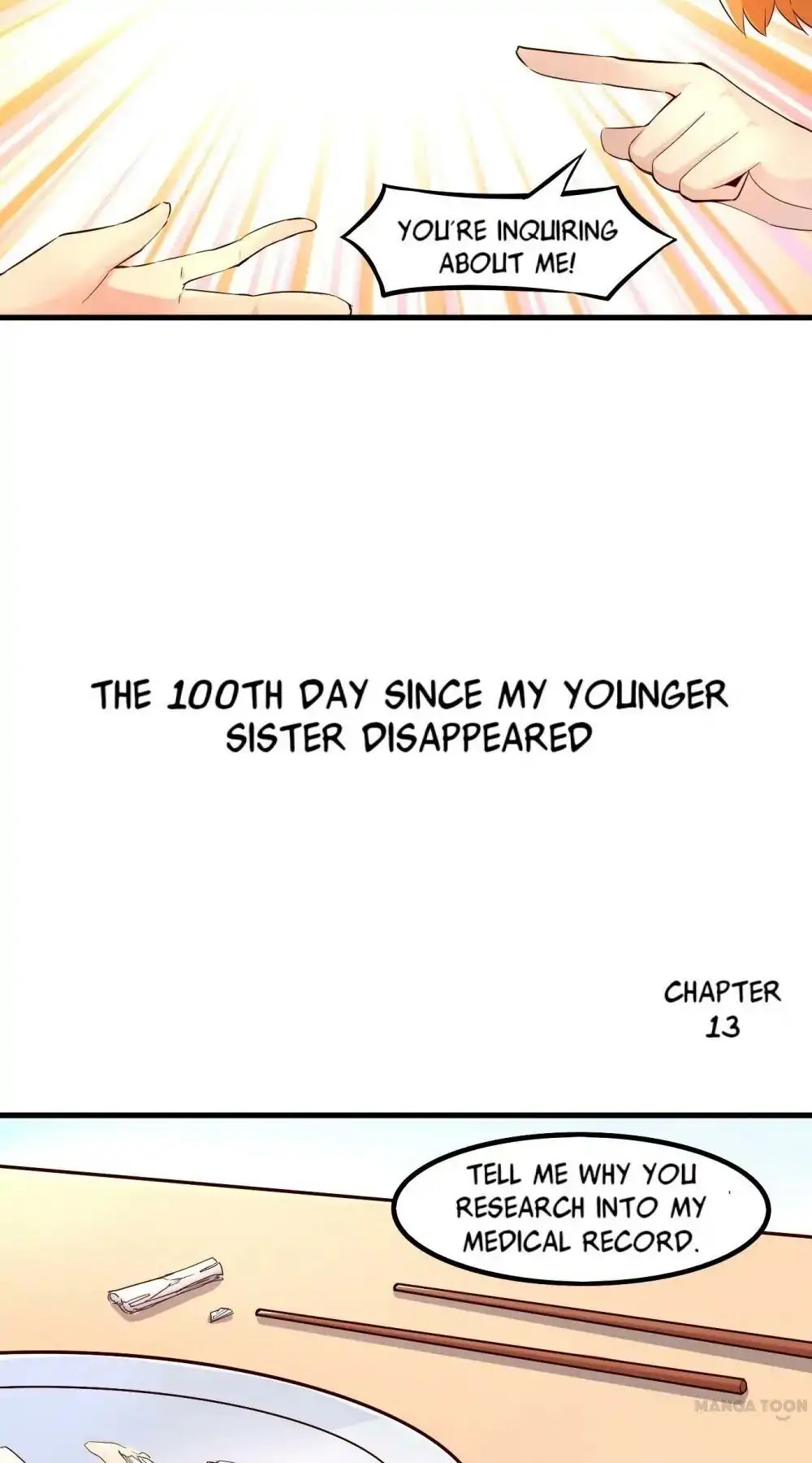 Day 100 of My Sister’s Disappearance chapter 13 - page 4