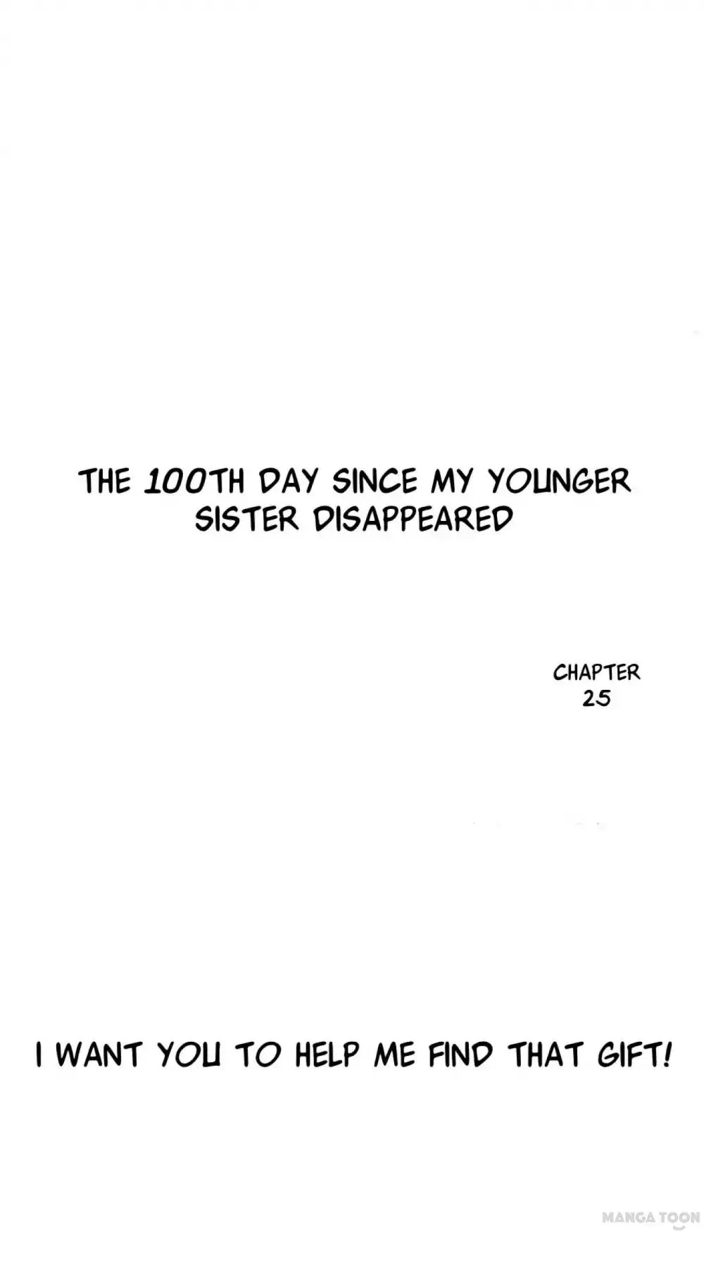 Day 100 of My Sister’s Disappearance chapter 25 - page 2