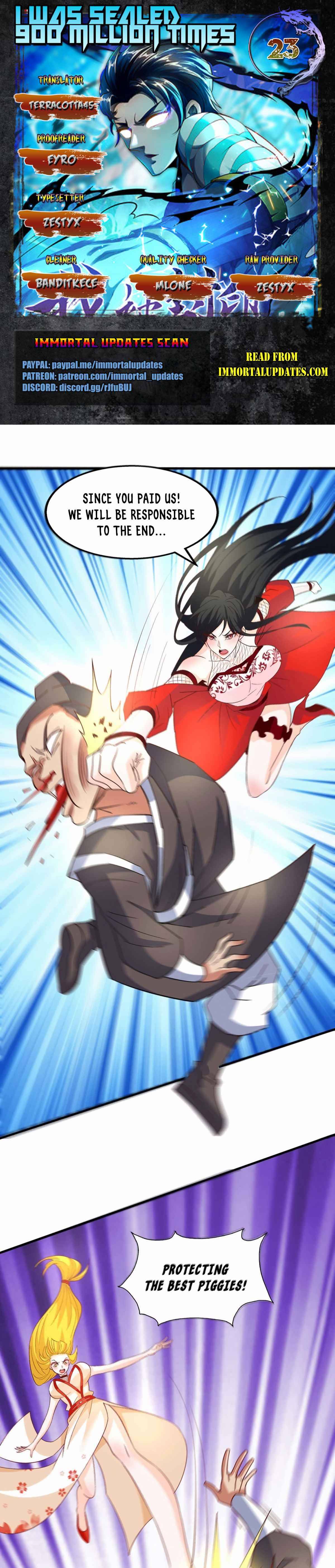 I Was Sealed 900 Million Times Chapter 23 - page 1
