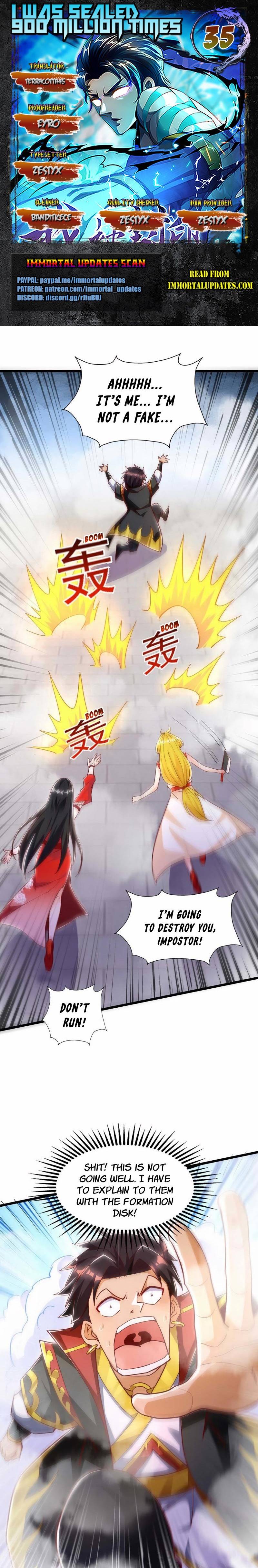 I Was Sealed 900 Million Times Chapter 35 - page 1