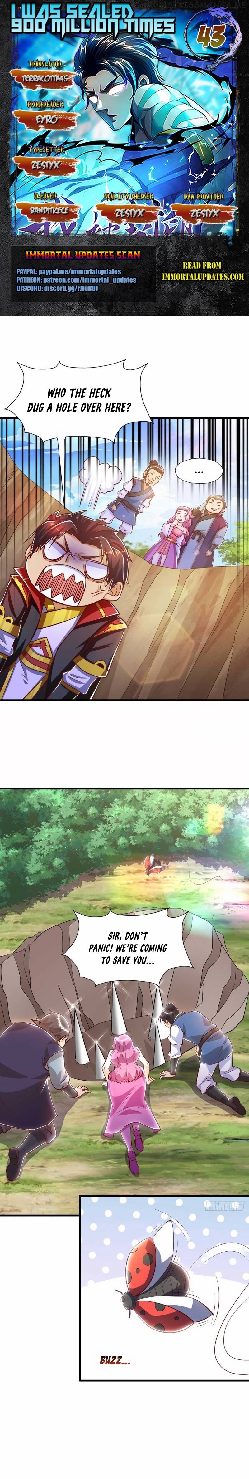 I Was Sealed 900 Million Times Chapter 43 - page 1