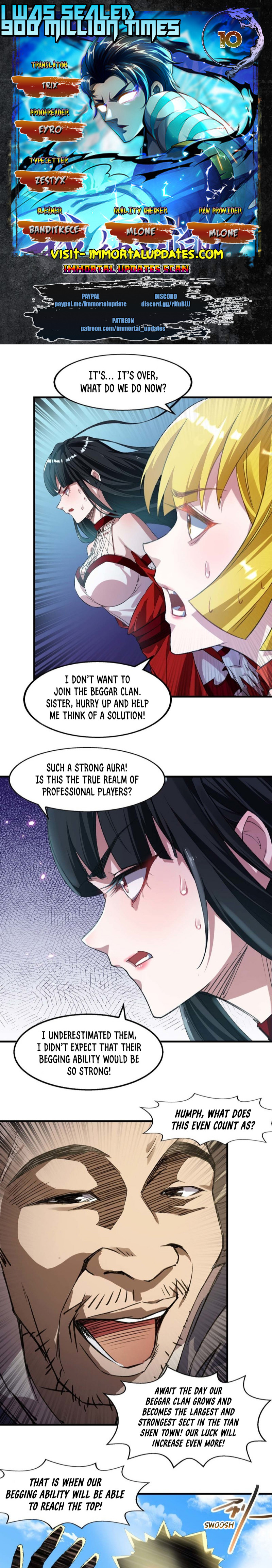 I Was Sealed 900 Million Times Chapter 10 - page 1