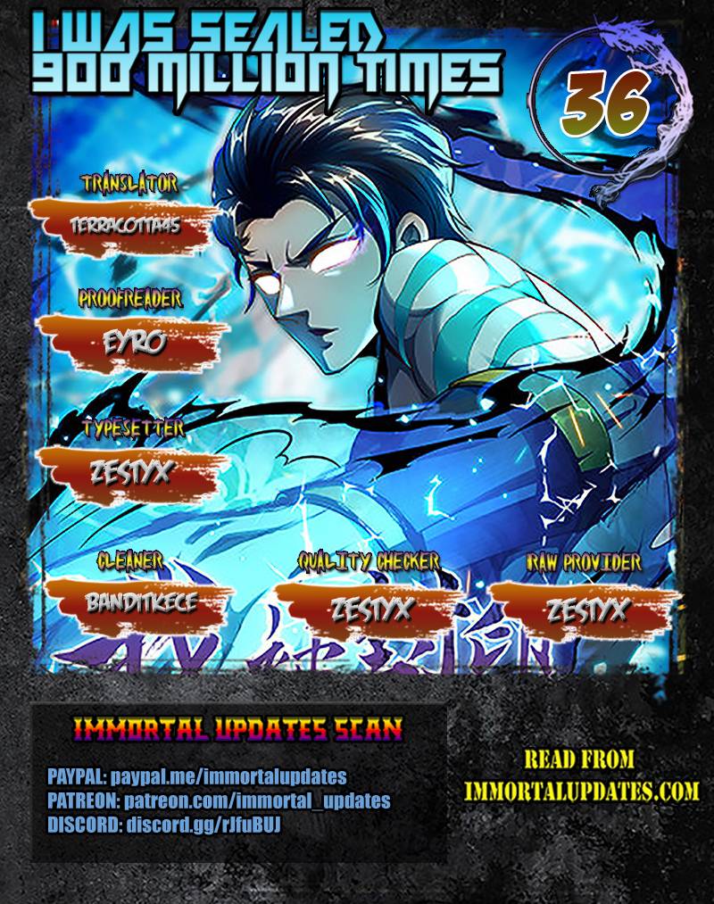 I Was Sealed 900 Million Times Chapter 36 - page 1
