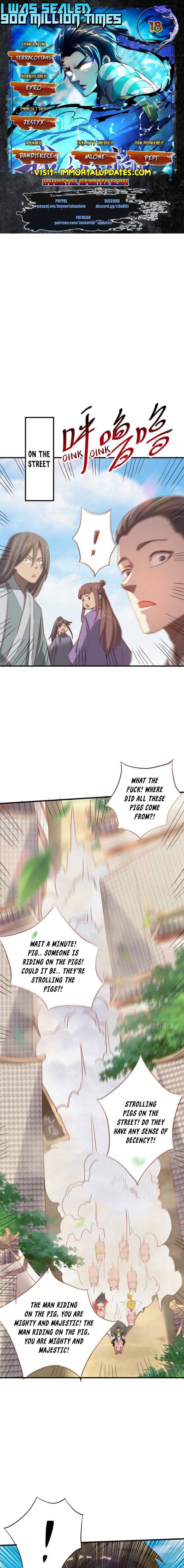 I Was Sealed 900 Million Times Chapter 18 - page 1