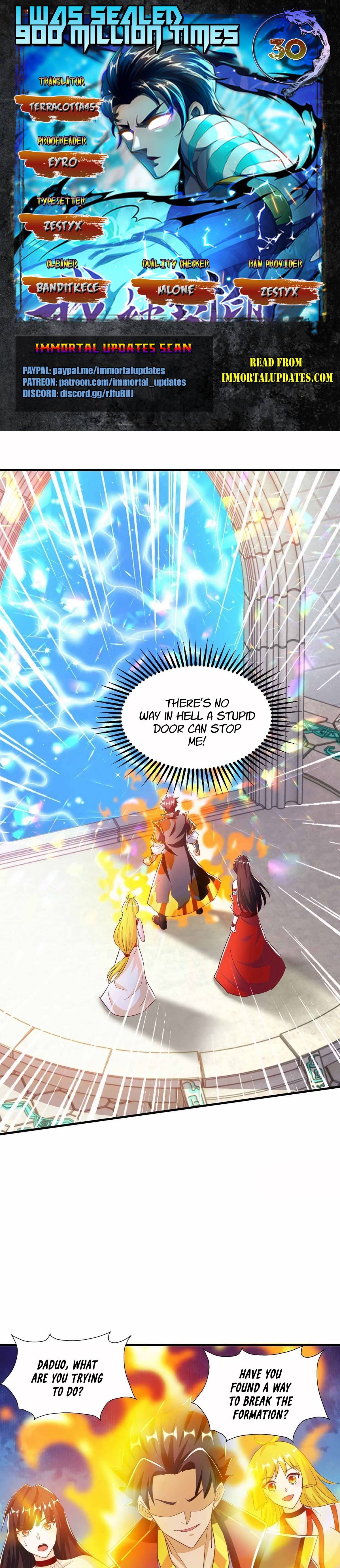 I Was Sealed 900 Million Times Chapter 30 - page 1