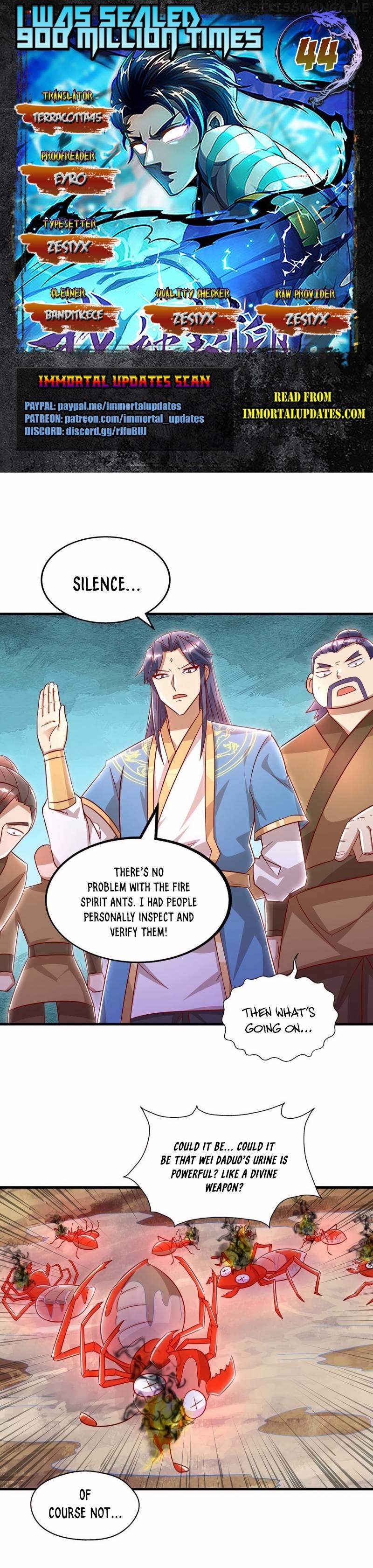 I Was Sealed 900 Million Times Chapter 44 - page 1