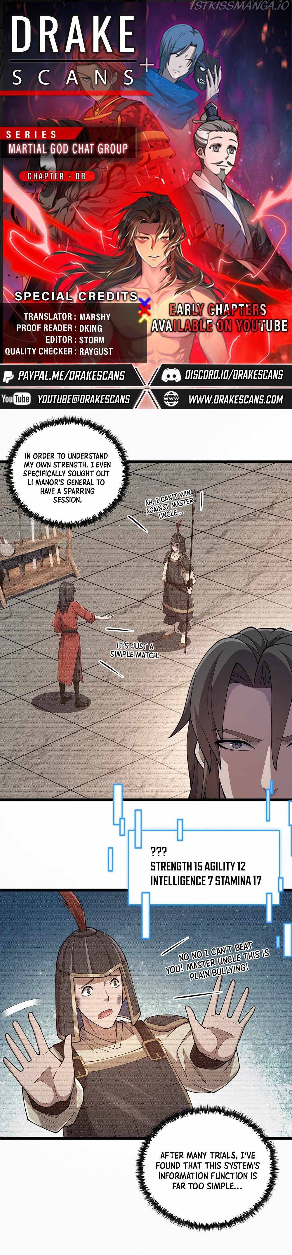 Martial God Chat Group Chapter 8 - page 1