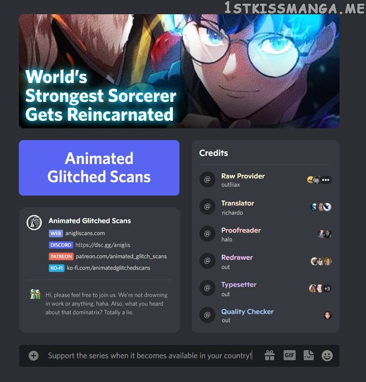 World’s Strongest Sorcerer Gets Reincarnated Chapter 6 - page 1
