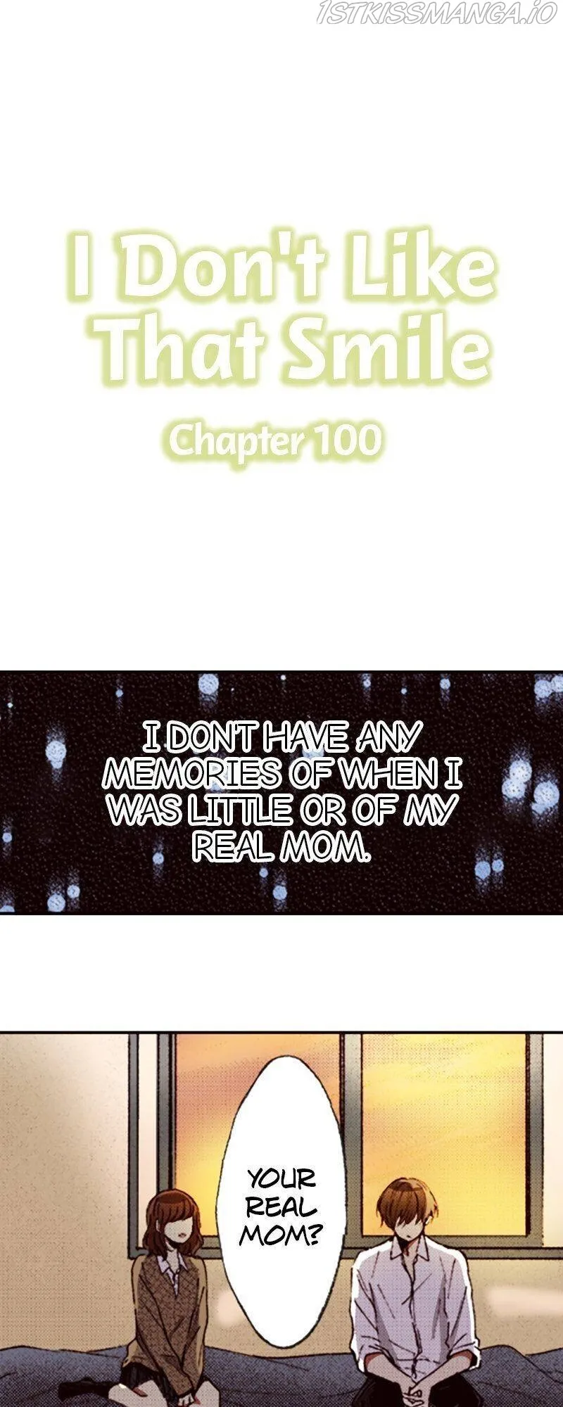 I Don’t Like That Smile Chapter 100 - page 1