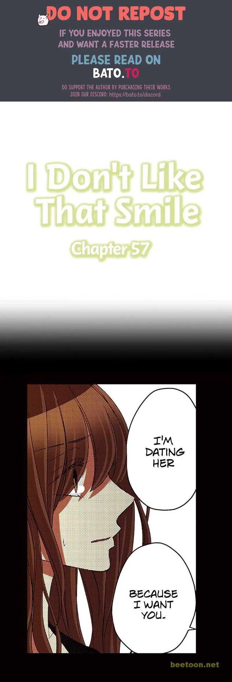 I Don’t Like That Smile Chapter 57 - page 1