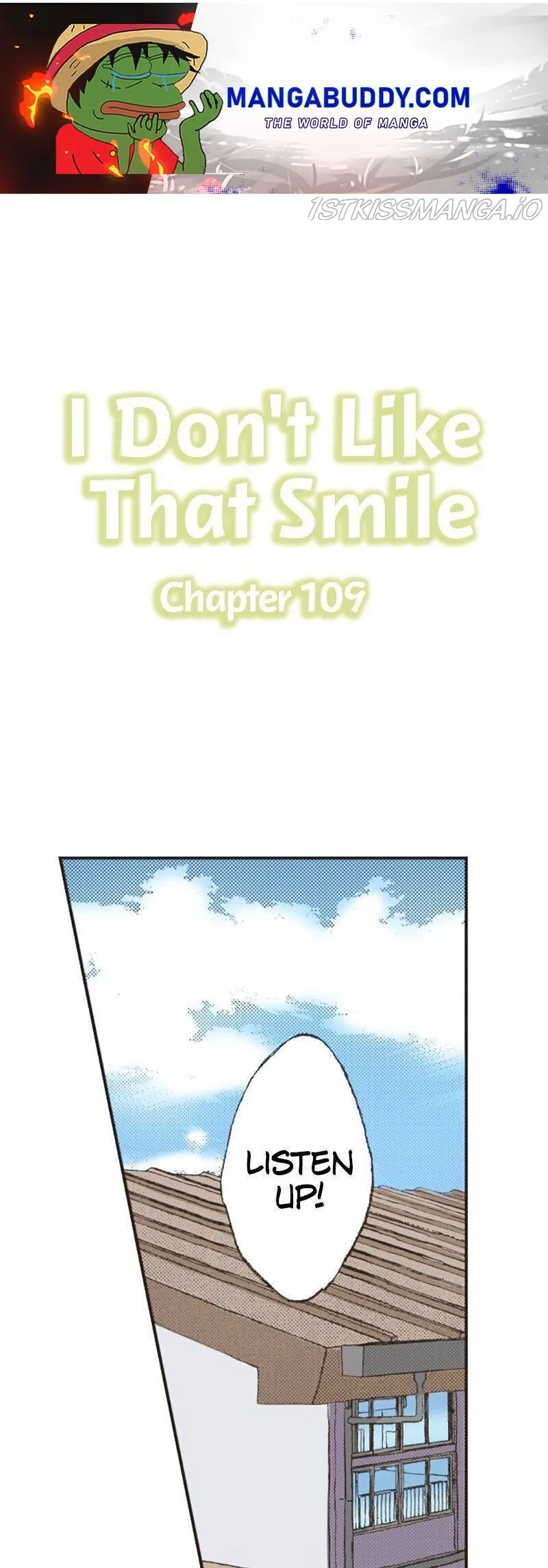 I Don’t Like That Smile Chapter 109 - page 1