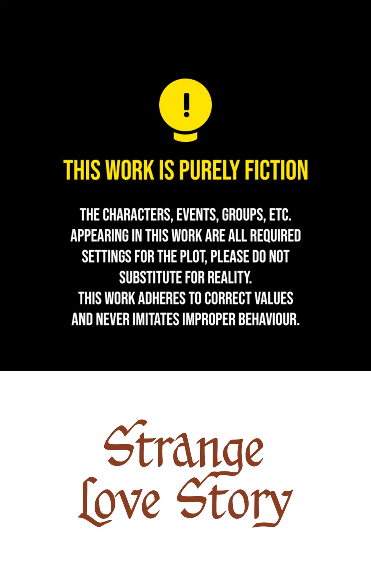Strange Love Story chapter 3 - page 1