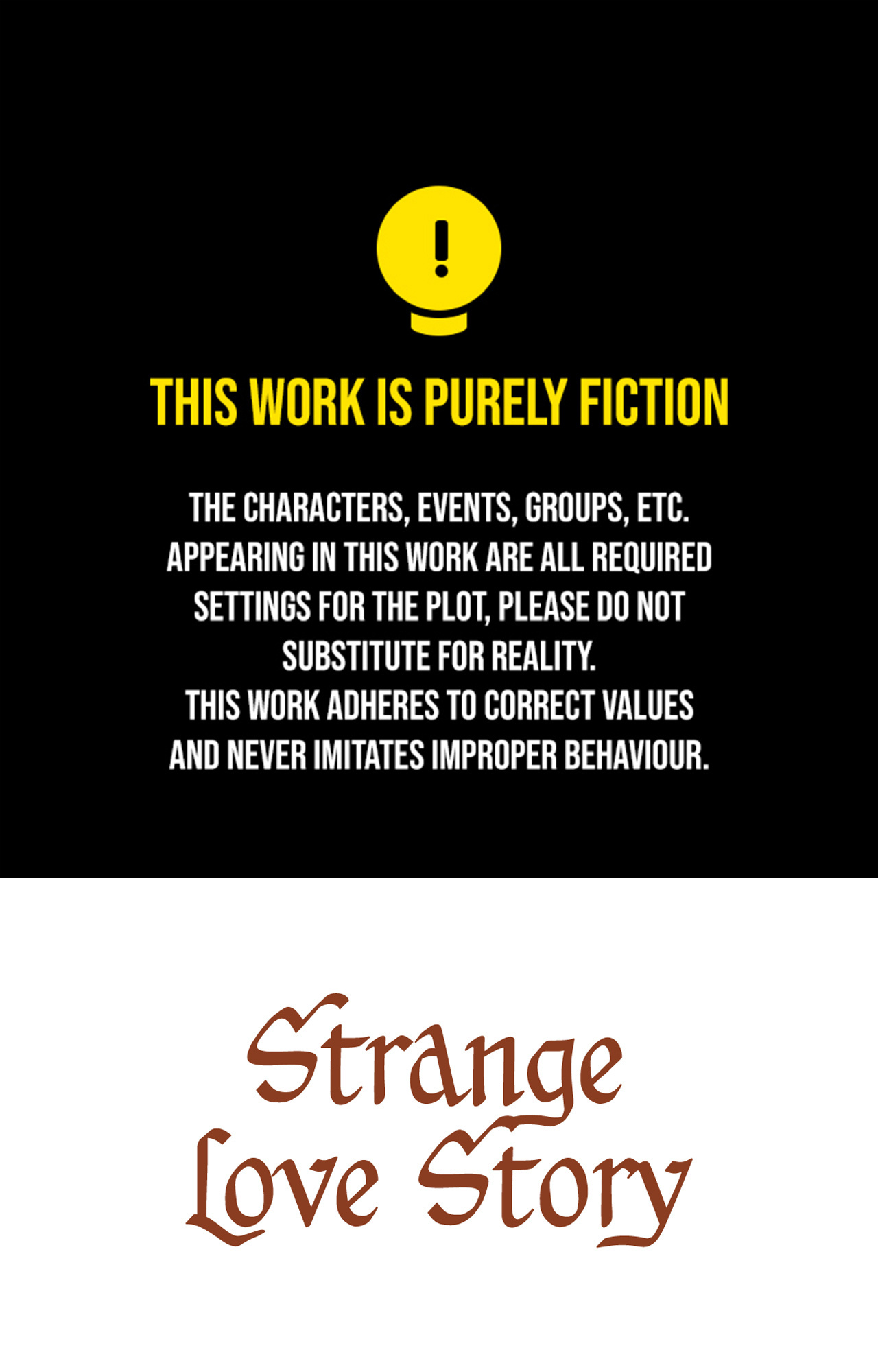 Strange Love Story chapter 2 - page 1