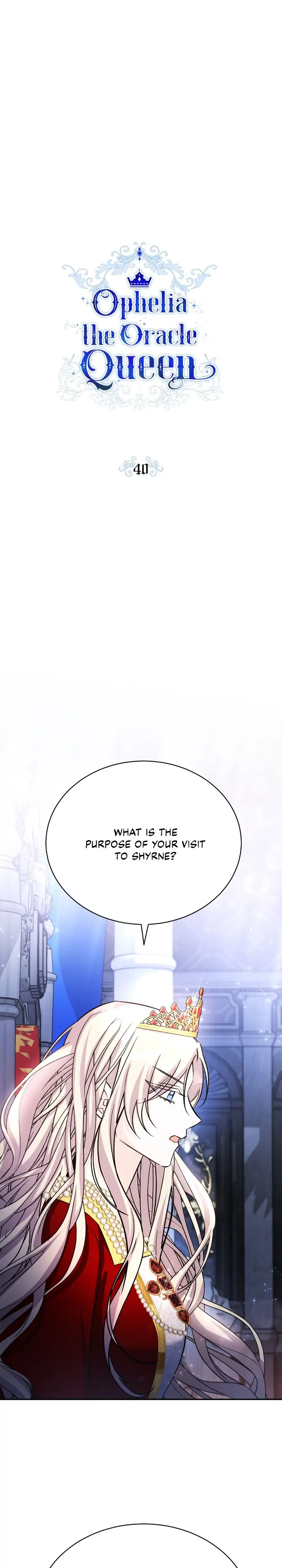 Ophelia the Oracle Queen Chapter 40 - page 4