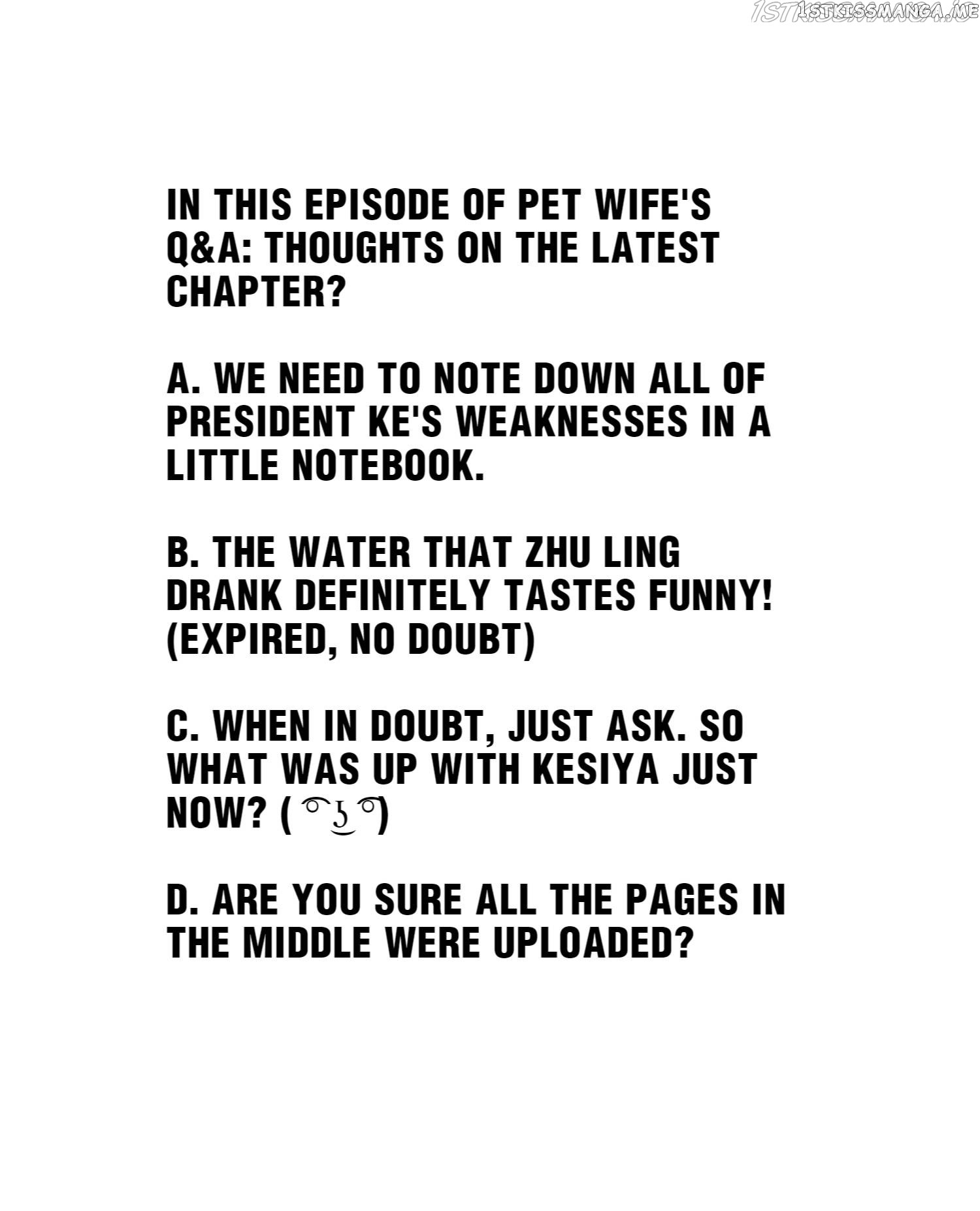 How To Properly Care For Your Pet Wife chapter 85 - page 51