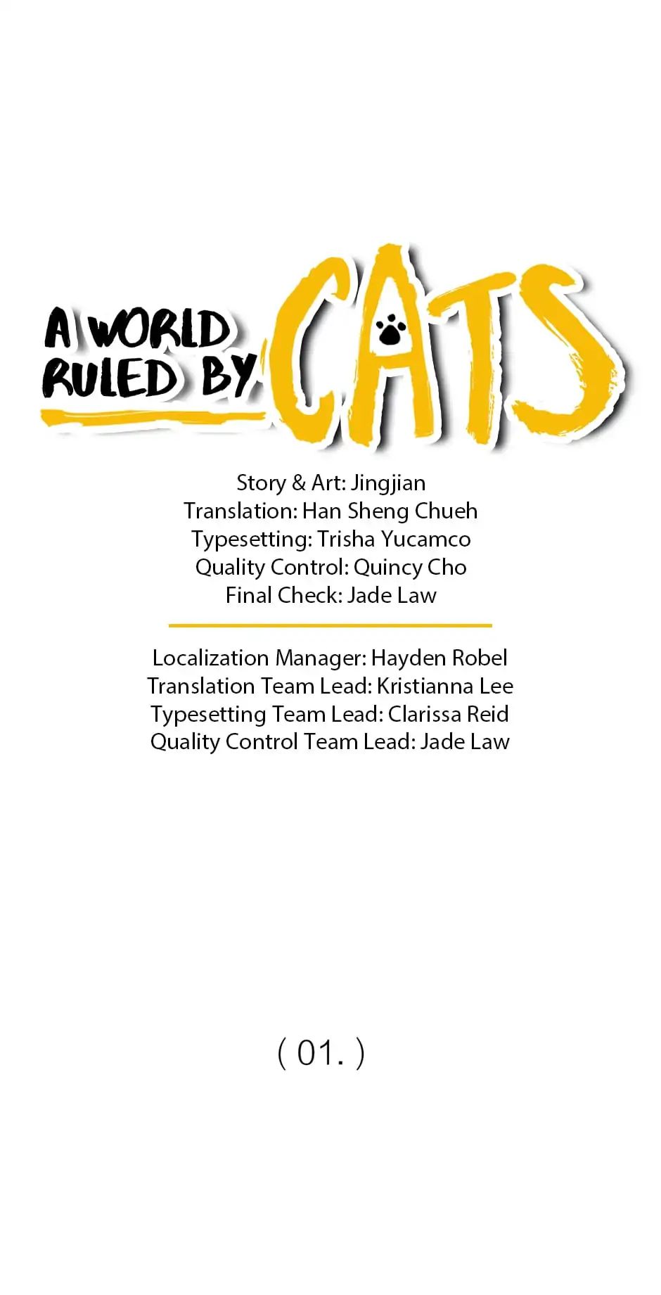 A World Ruled by Cats chapter 1 - page 1