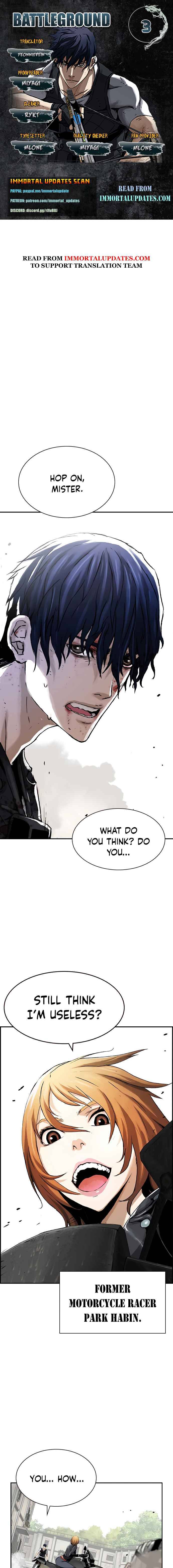 100 – Manga chapter 3 - page 1