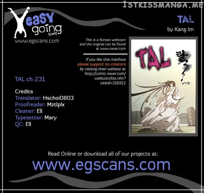 TAL – Manga Chapter 231 - page 1