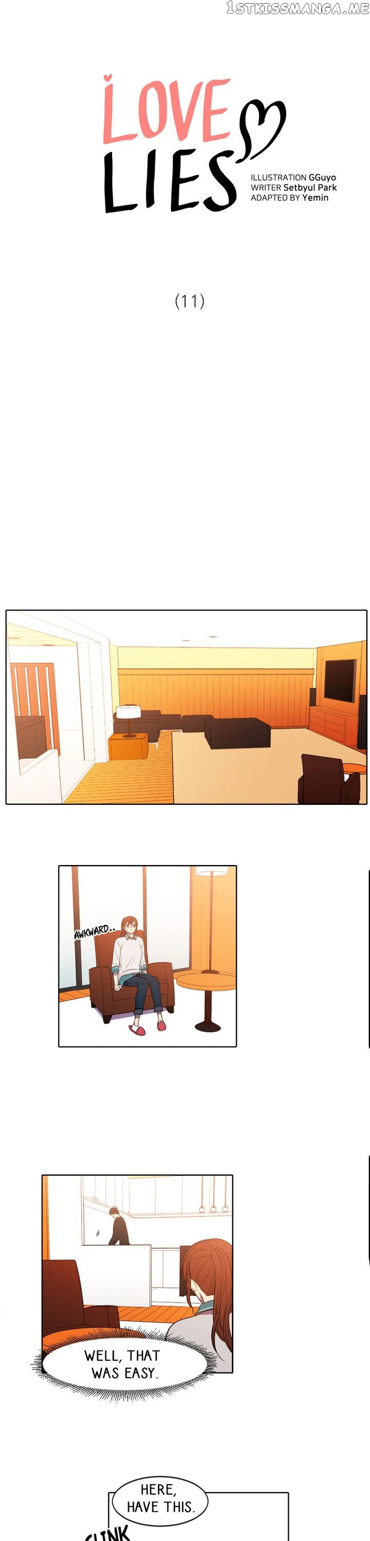 Love Lies chapter 11 - page 1
