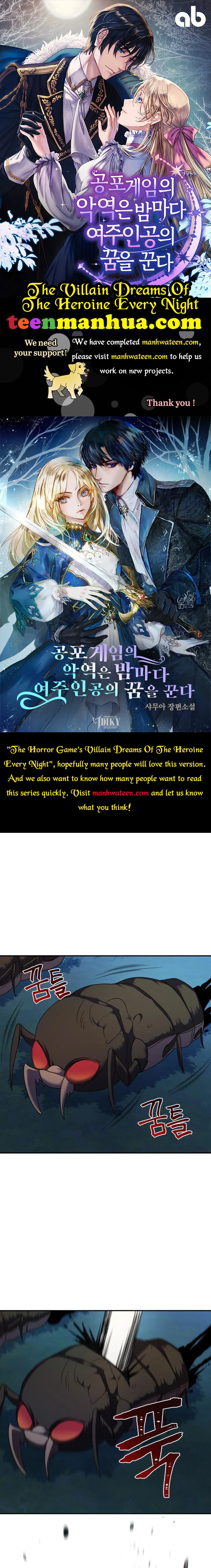 The Villain Dreams Of The Heroine Every Night Chapter 7 - page 1