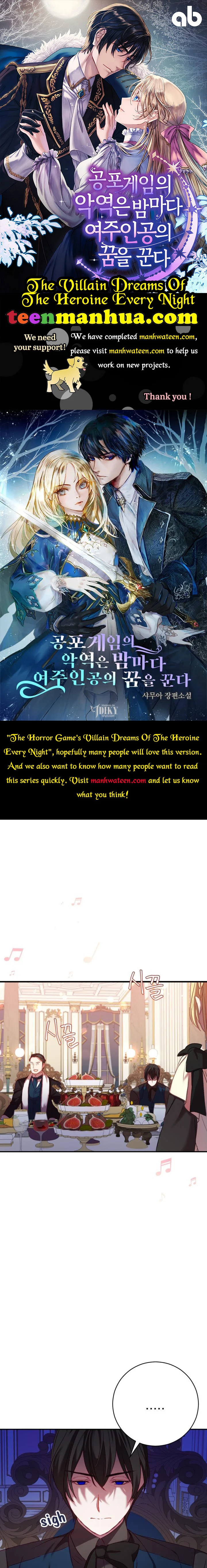 The Villain Dreams Of The Heroine Every Night Chapter 10 - page 1