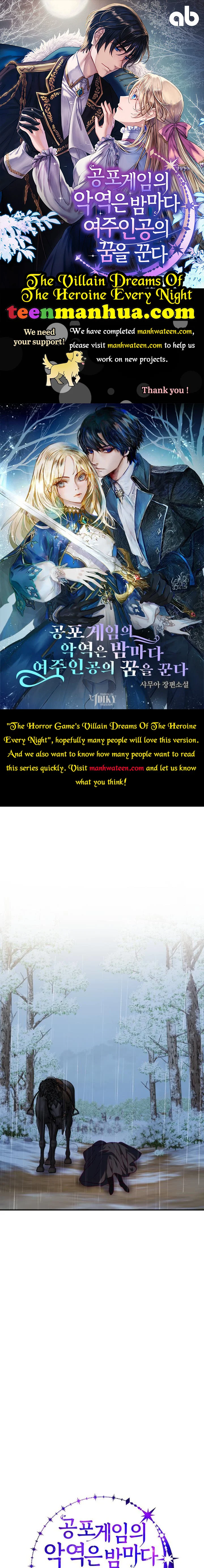 The Villain Dreams Of The Heroine Every Night Chapter 15 - page 1