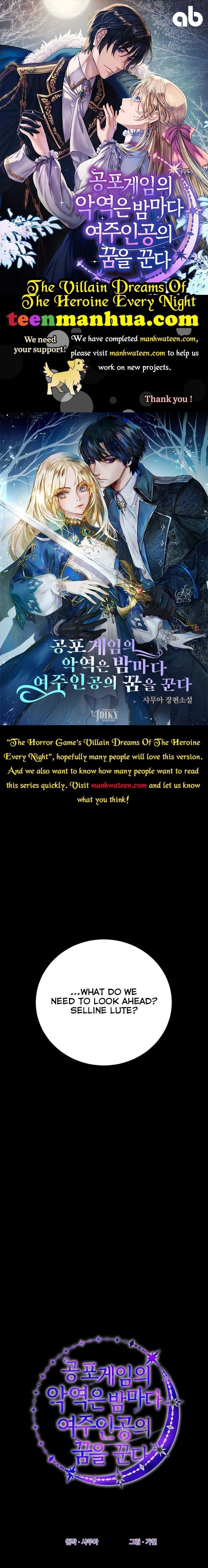 The Villain Dreams Of The Heroine Every Night Chapter 13 - page 1