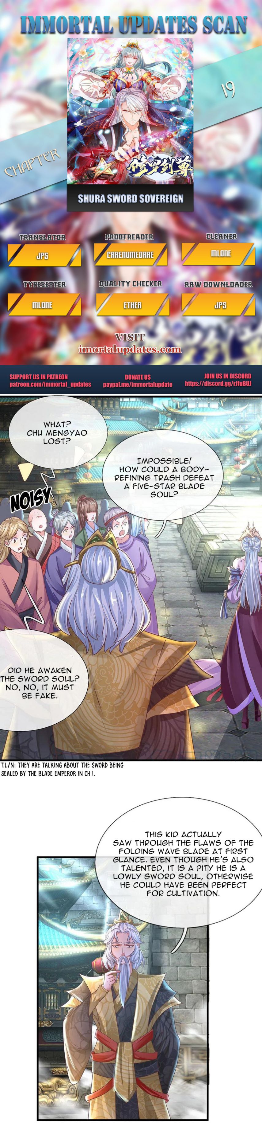 Shura Sword Sovereign chapter 19 - page 1