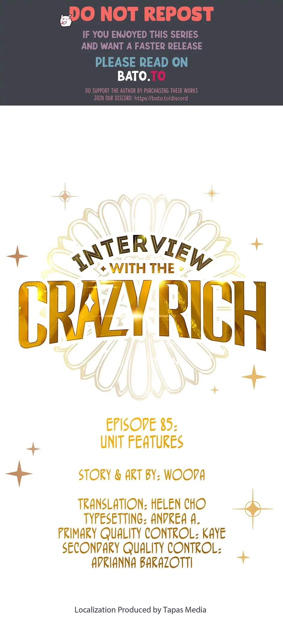 Interview with the Crazy Rich chapter 85 - page 1
