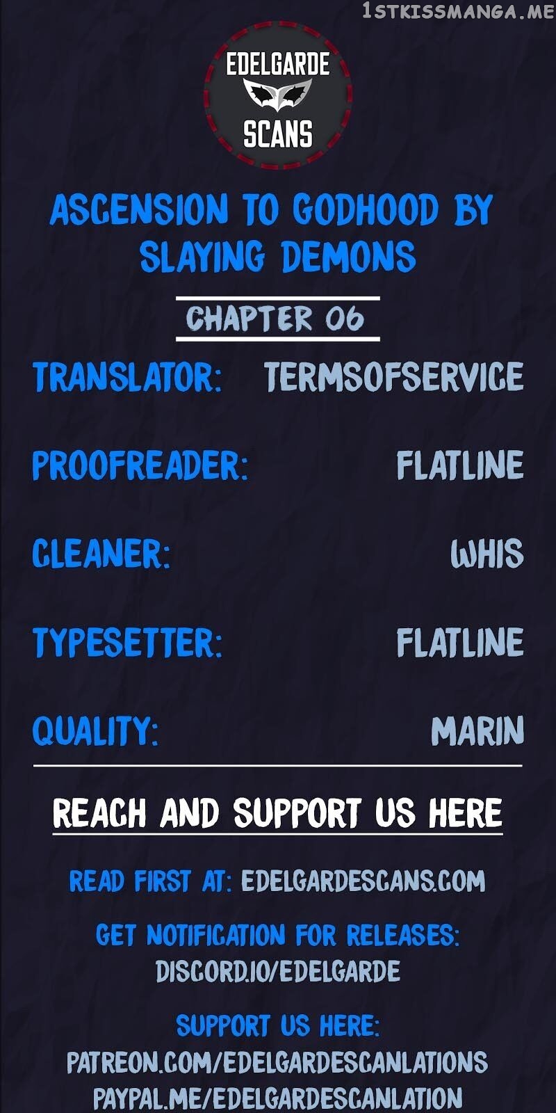 Ascension to Godhood by Slaying Demons chapter 6 - page 1