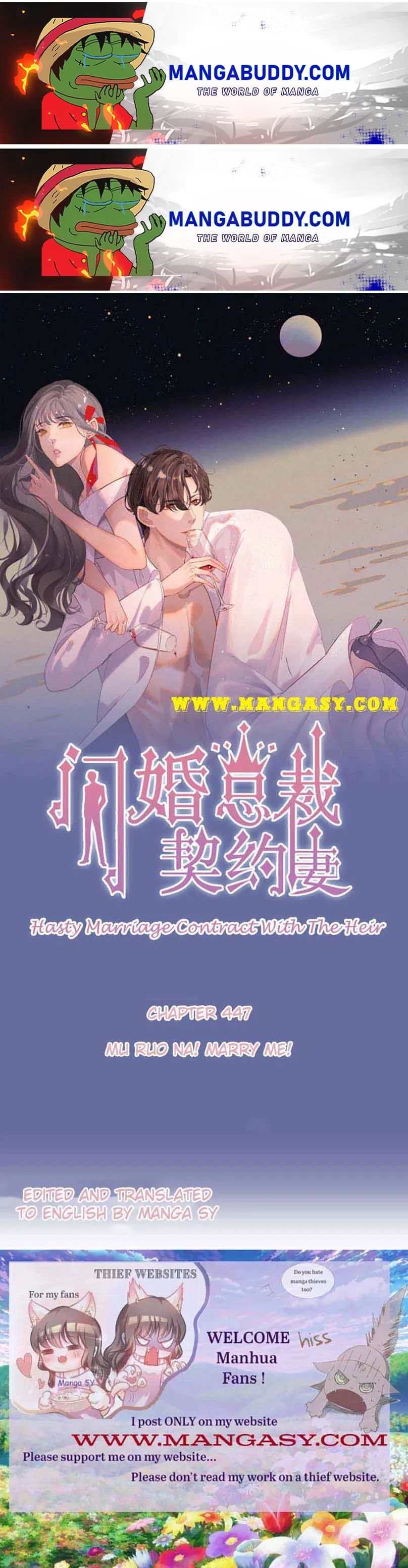 The Boss’ Shotgun Wedding chapter 447 - page 1