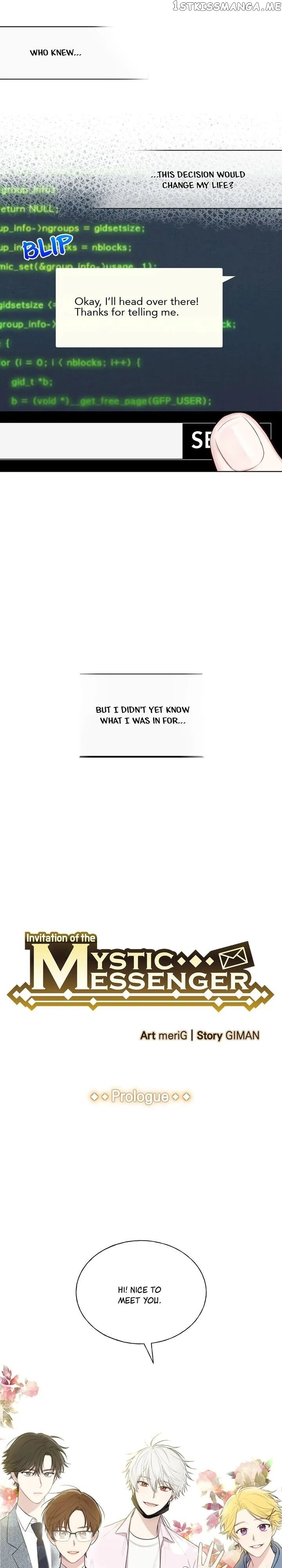 Invitation Of The Mystic Messenger chapter 0.1 - page 2
