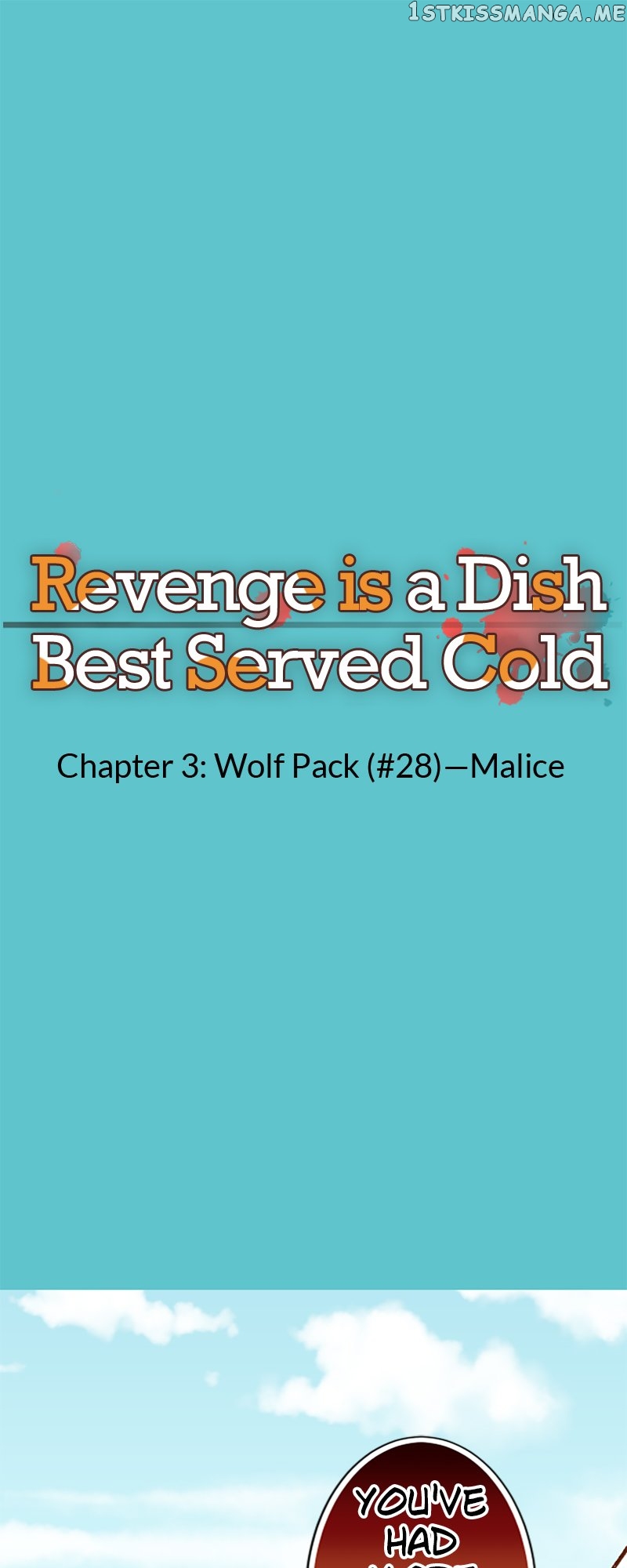 Revenge Is a Dish Best Served Cold Chapter 3.28 - page 1
