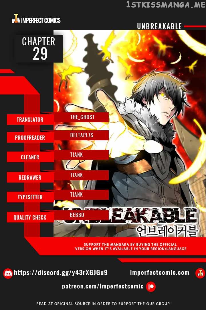 Unbreakable – Manga chapter 29 - page 1