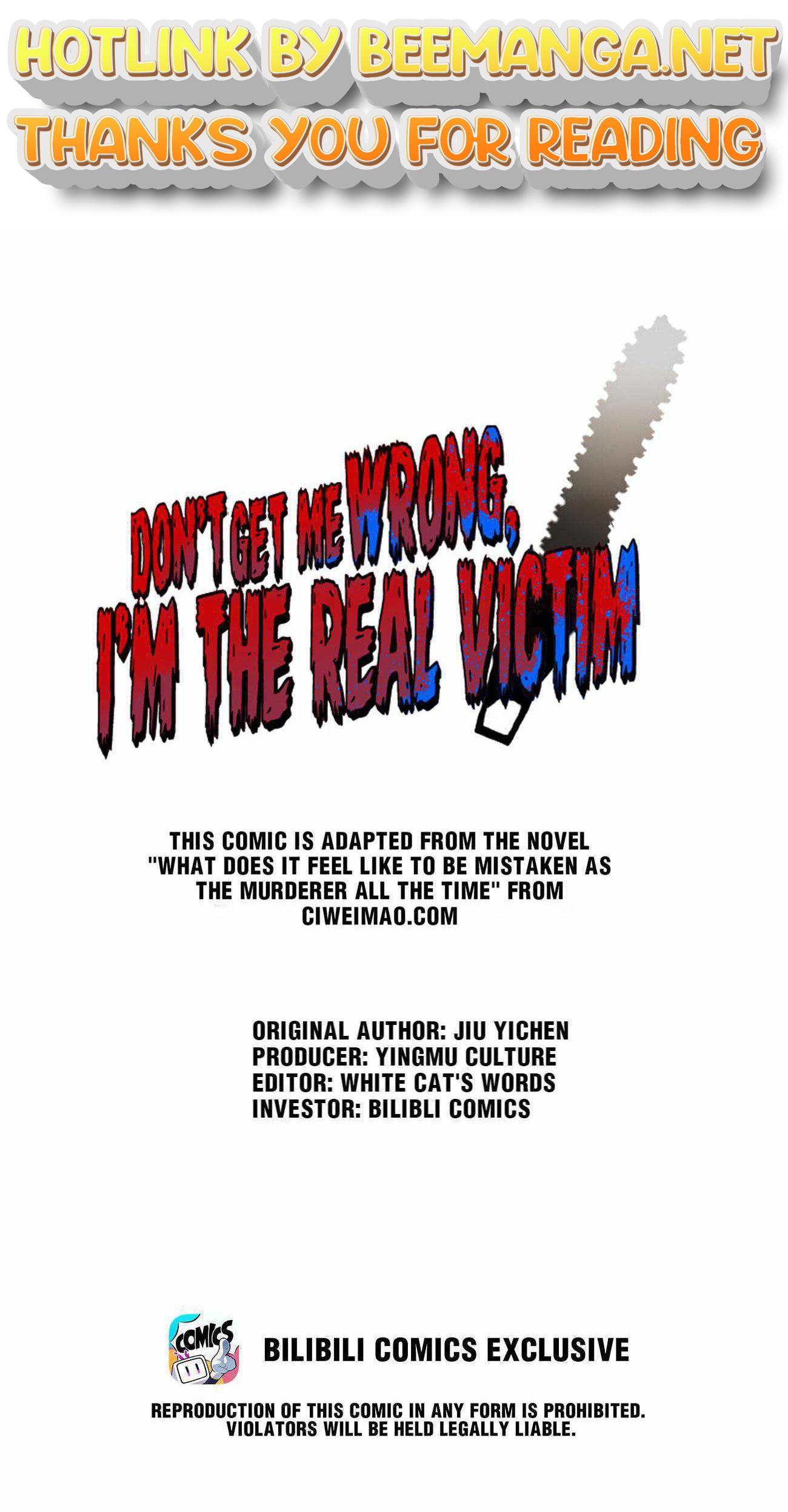 Don’t Get Me Wrong, I’m The Real Victim! Chapter 20 - page 1