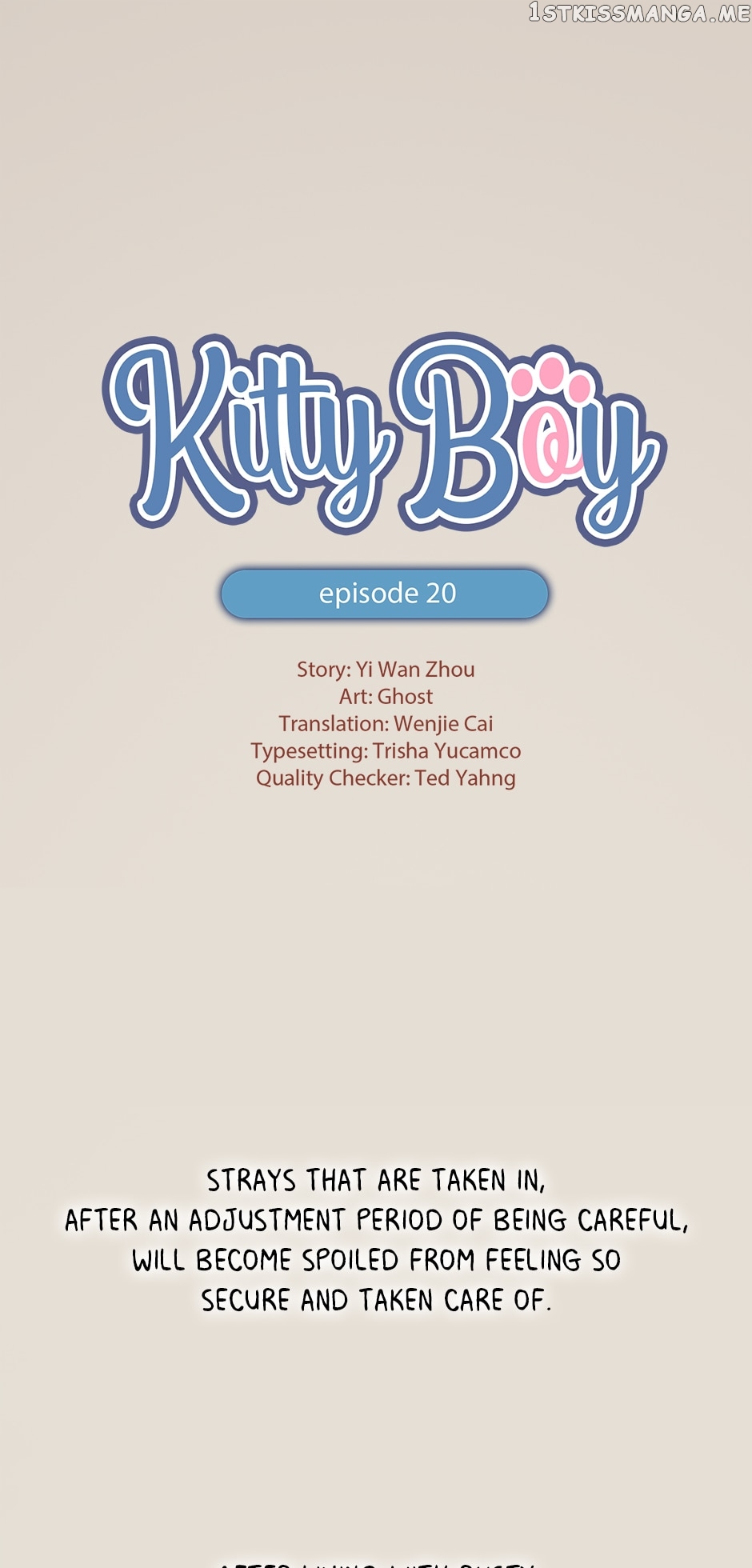 Kitty Boy Chapter 20 - page 1
