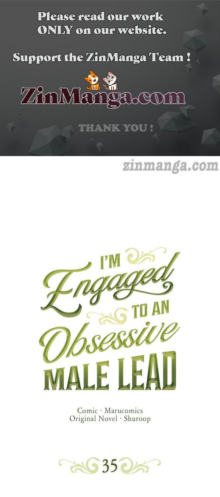 I’m Engaged to an Obsessive Male Lead chapter 35 - page 1
