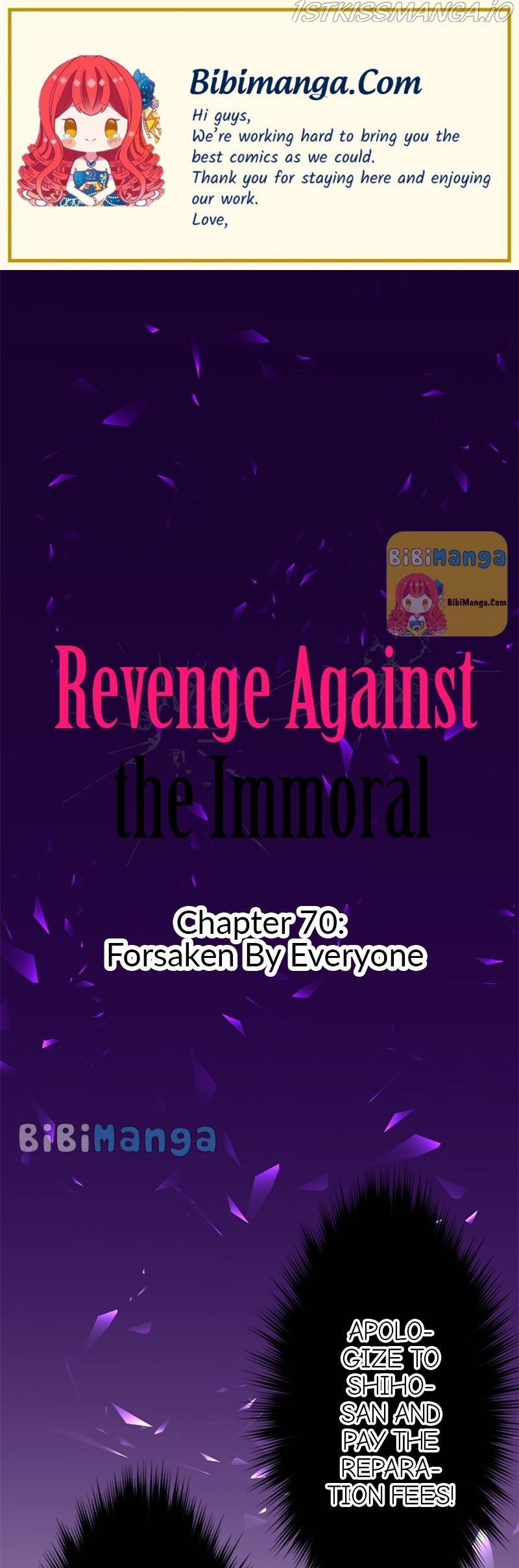 Revenge Against the Immoral chapter 70 - page 1