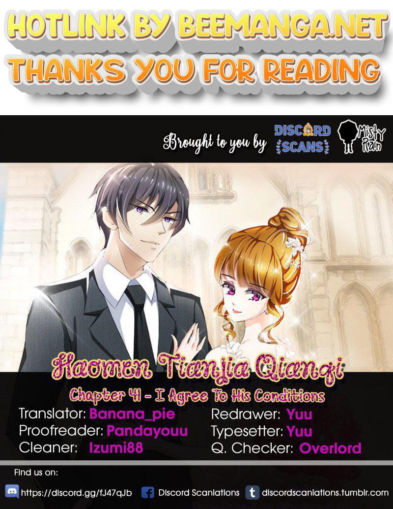 Ex-wife of A Billionaire ( Haomen Tianjia Qianqi ) Chapter 41 - page 1