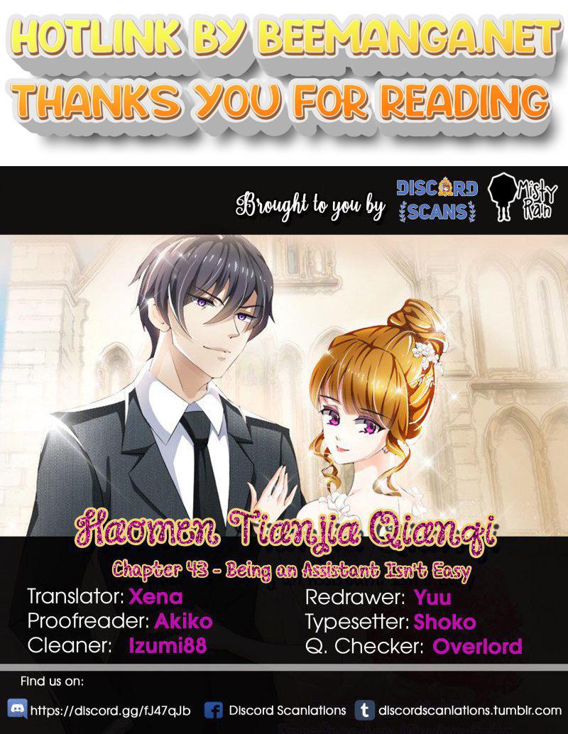 Ex-wife of A Billionaire ( Haomen Tianjia Qianqi ) Chapter 43 - page 1