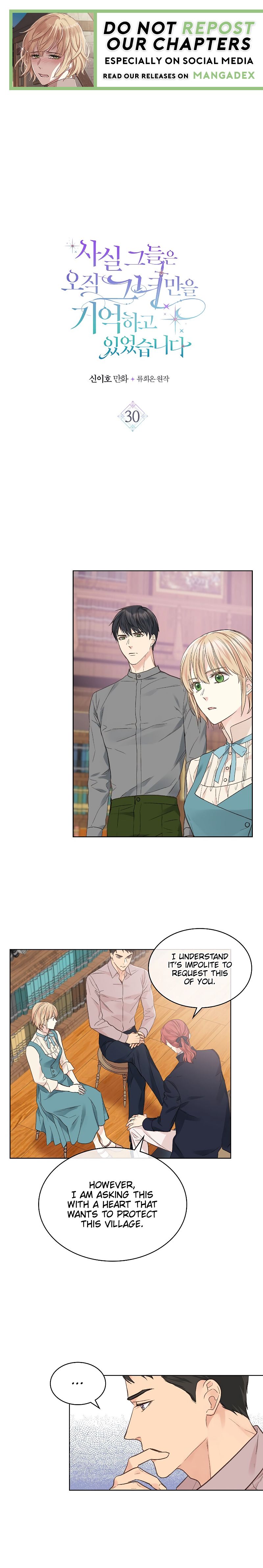 Truthfully, They Only Remembered Her Chapter 30 - page 1