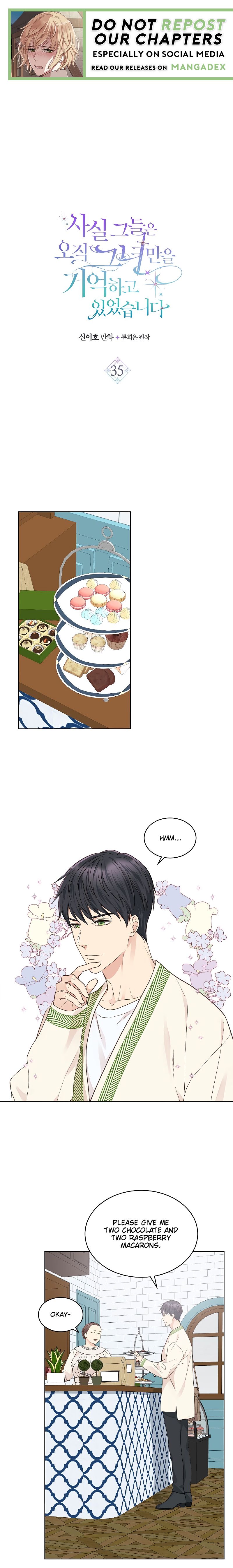 Truthfully, They Only Remembered Her Chapter 35 - page 1