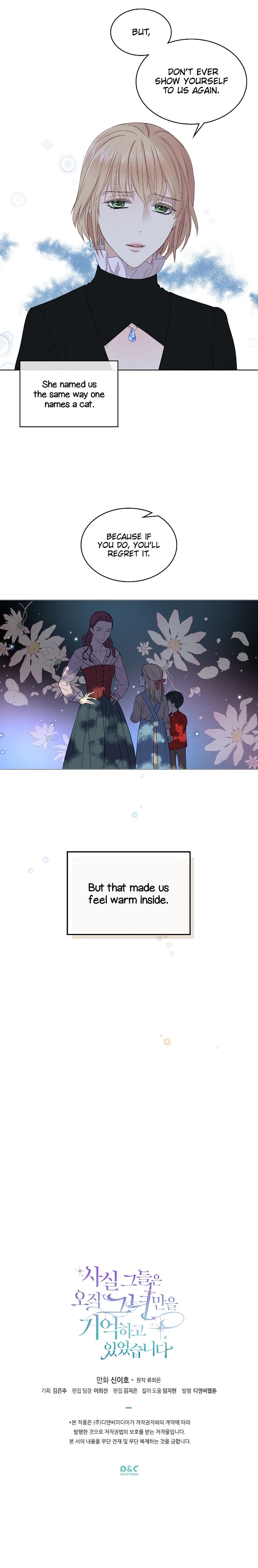 Truthfully, They Only Remembered Her Chapter 14 - page 19