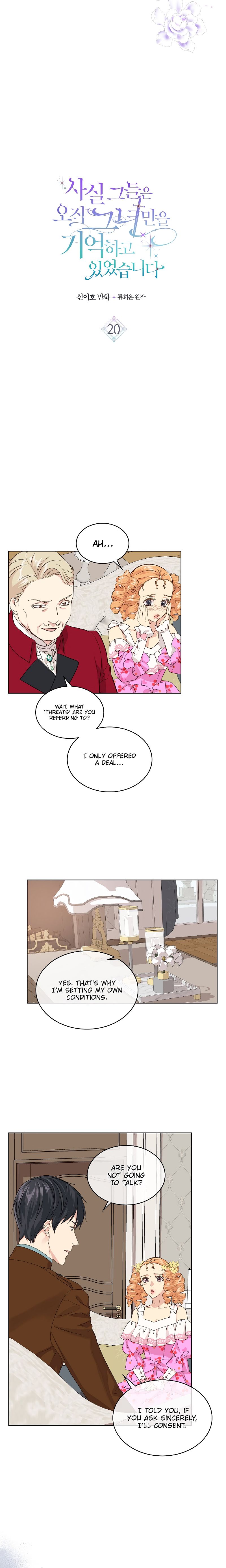 Truthfully, They Only Remembered Her Chapter 20 - page 3