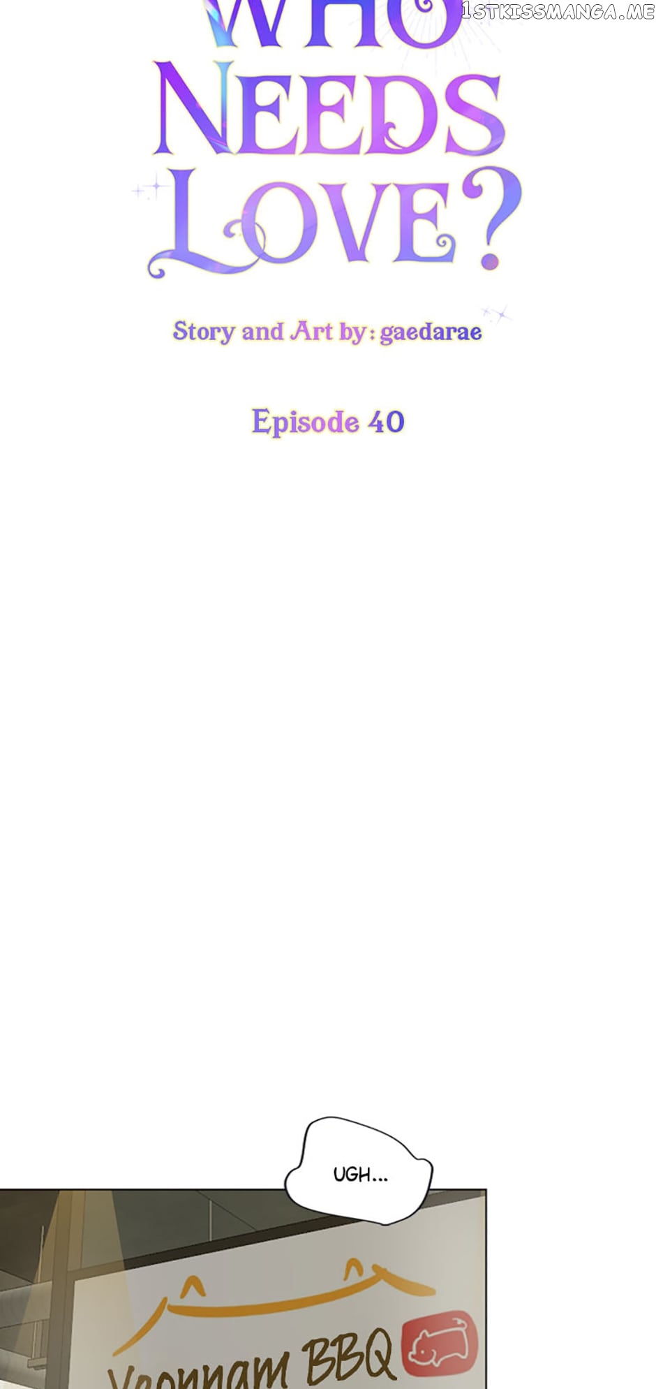 Who Needs Love? Chapter 40 - page 4
